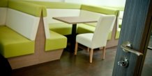 Design je inspirován stylem amerických restaurací